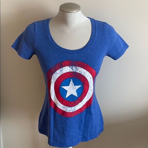 DISNEY's Captain America T-shirt with Supre Skirt - Picture 2 of 2